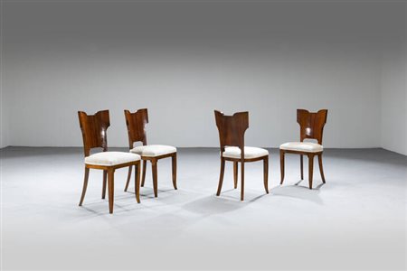 GIO PONTI<BR>Milano 1891 - 1979<BR>Quattro sedie