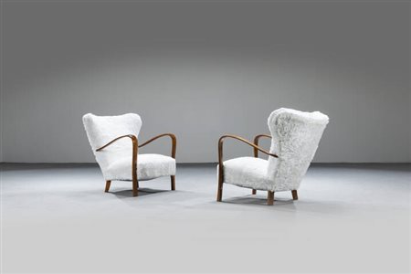 SILVIO CAVATORTA<BR>Coppia di poltrone