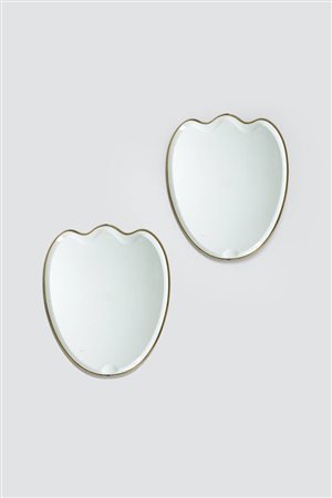PRODUZIONE ITALIANA<BR>Coppia di specchi da parete