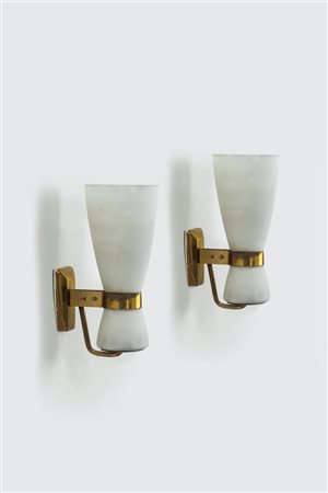 STILNOVO<BR>Coppia di appliques mod. 2118