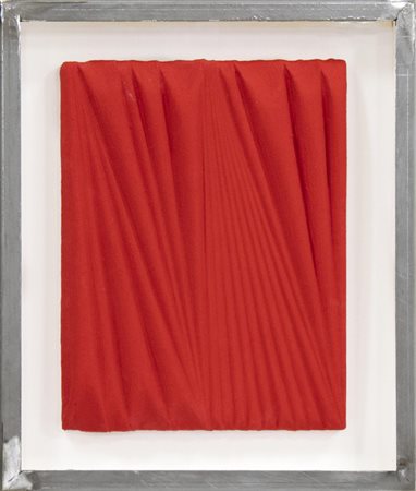 Umberto Mariani, Forma celata, 2014, acrilico su piombo inciso, cm 30x23,...