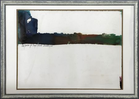 Paul Jenkins, Composition V, 2005, acquarello su carta, cm 60x80, provenienza...