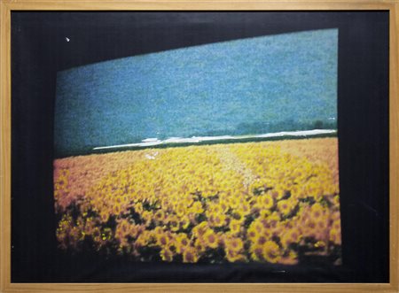 Mario Schifano, Pagina X, 1996, smalto e acrilico su tela preparata al...