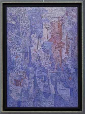 Vincenzo Balsamo, Senza titolo, anni Duemila, tempera su carta, cm 72x51,...