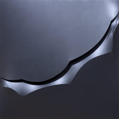 Giuseppe Amadio, Oisi, 2017, cm 100x100, acrilico su tela estroflessa,...