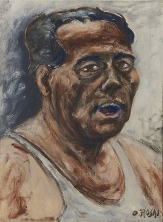 ROSAI OTTONE (1895 - 1957) - AUTORITRATTO, (1955).