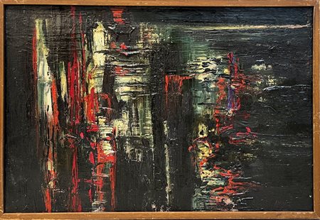 RUGGERI PIERO (1930 - 2009) - LUCI ROSSE, ANNI'60.