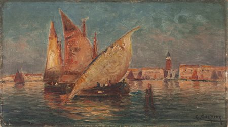 Gaston Corbier (1869-1945)  - Venezia