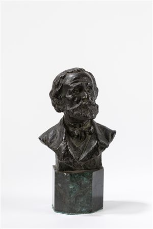 Roberto Fontana (Milano 1844-1907)  - Busto di Giuseppe Verdi