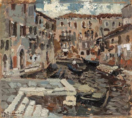 Domenico De Bernardi (Besozzo 1892-1963)  - A Venezia, 1924