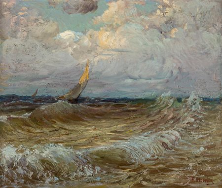 Federico Morello (Palermo 1885-Milano 1945)  - Traversata difficile