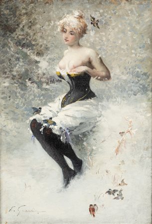 Eugene Girardin (Francia 1861-1898)  - Sans-souci