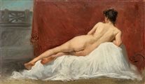 Annunzio Barchi (1869-1897)  - Nudo femminile