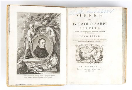 OPERE DI PAOLO SARPI 8 vol. 1761 