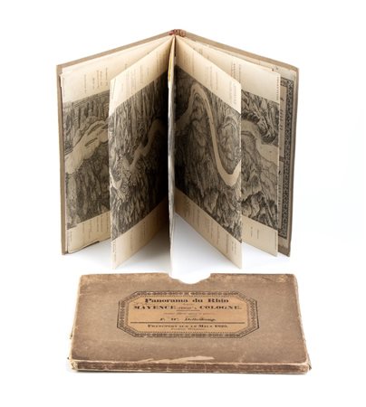 Panorama des Rheins und seiner nächsten Umgebungen von Mainz bis Cöln Nach der Natur aufgenommen von F. W. Delkeskamp. Frankfurt a.M. bei Friedrich Wilmans 1825 