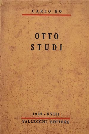 BO, Carlo. OTTO STUDI. 1939. 
