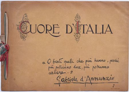 CASTELNUOVO, Arturo. CUORE D'ITALIA. 1916. 