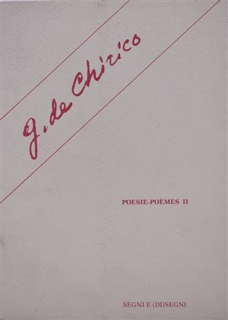 DE CHIRICO, Giorgio. POESIE-POEMES II. 1983. 