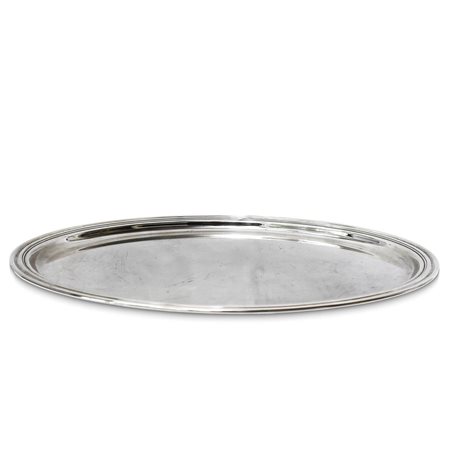 Argentieri Ricci - Vassoio ovale in metallo argentato