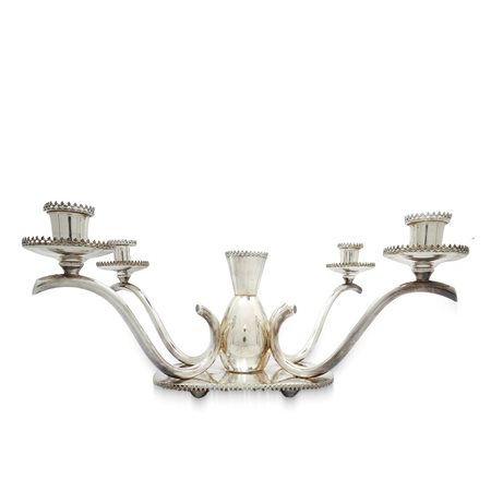 Portacandele in argento