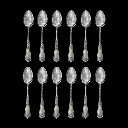 Cucchiani in argento 12 pz