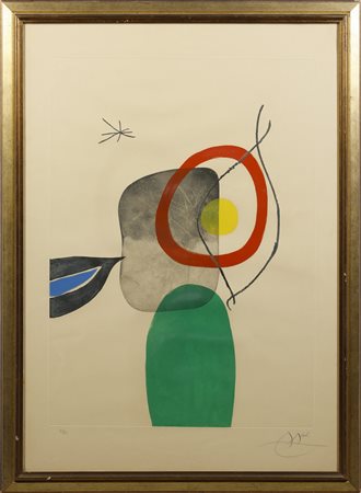MIRO' JOAN (1893 - 1983) - TIR A L'ARC, 1972.