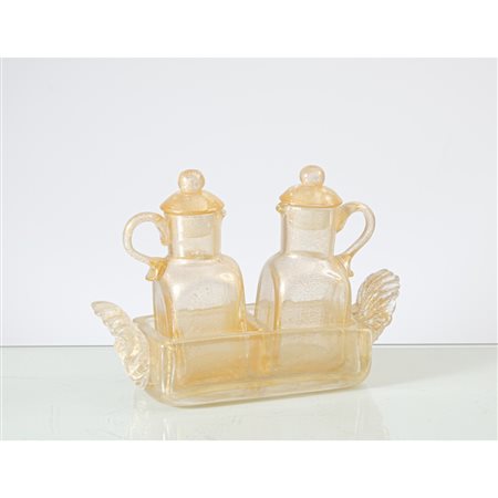 BAROVIER E TOSO (Attr.le), Un ménage in vetro