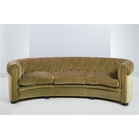 PRODUZIONE ARTIGIANALE ITALIANA 1950 ca., Grande divano