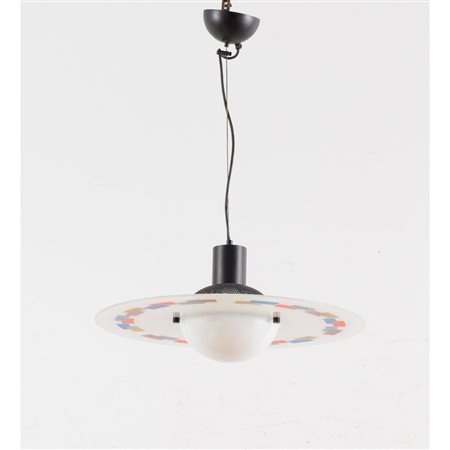 PRODUZIONE ITALIANA 1960 ca., Lampada sospensione e da parete