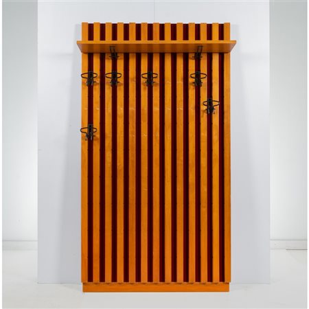 PRODUZIONE SCANDINAVA 1960 ca., Appendiabiti da parete