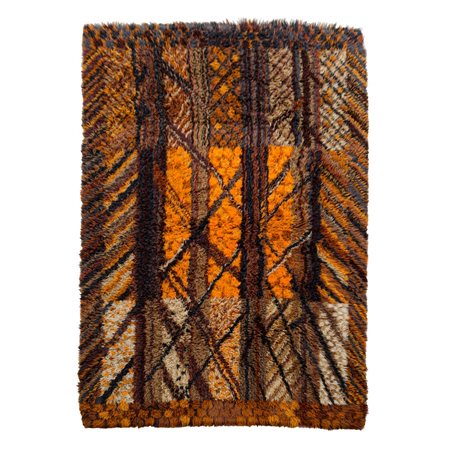 VERNER PANTON (Attr.le), Tappeto rettangolare