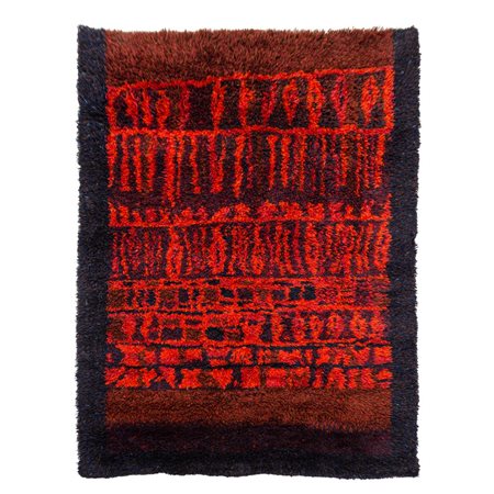 VERNER PANTON (Attr.le), Tappeto rettangolare