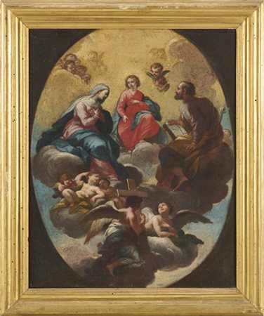 Mauro Soderini (attr.)

"Cristo in gloria tra la Vergine e San Giuseppe" e "La T