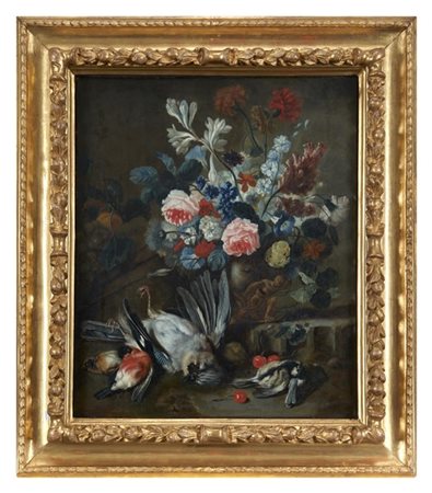 Franz Werner von Tamm (attr.)

"Composizione con fiori e volatili" e "Composizio