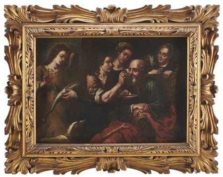 Scuola dell'Italia settentrionale del secolo XVIII"Tobia restituisce la vista