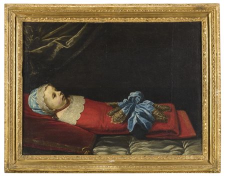 Scuola lombarda del secolo XVII

"Bimba in fasce"
olio su tela (cm 71,5x96)
Al