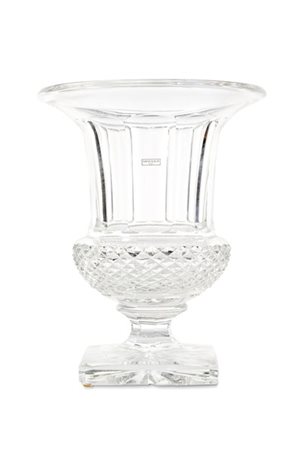 Manifattura Saint Louis, Francia, modello Versailles. Grande vaso "Medici" in c