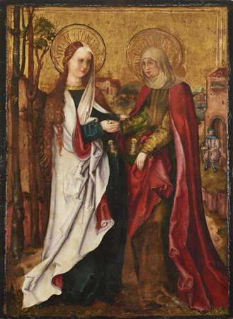 Maestro tedesco della fine del secolo XV

"Visitazione"
olio su tavola a fondo
