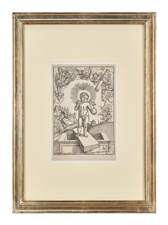 Lucas Cranach il Vecchio "Il Cristo bambino come Salvatore"
xilografia (mm 244x1
