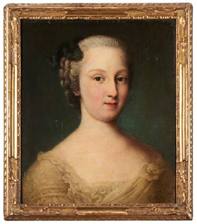 Scuola veneta del secolo XVIII

"Ritratto di dama"
olio su tela (cm 44x35)
in c