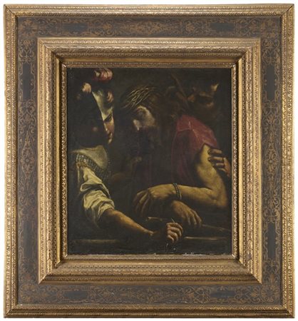 Artista caravaggesco del secolo XVII

"Cristo deriso"
olio su tela (cm 87x79)
i