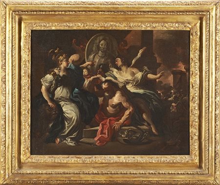 Maestro napoletano, inizio del secolo XVIII

"Allegoria del Tempo"
olio su tela