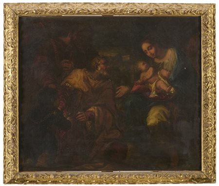 Scuola della fine del secolo XVII-inizio secolo XVIII

"Adorazione dei Magi"
ol