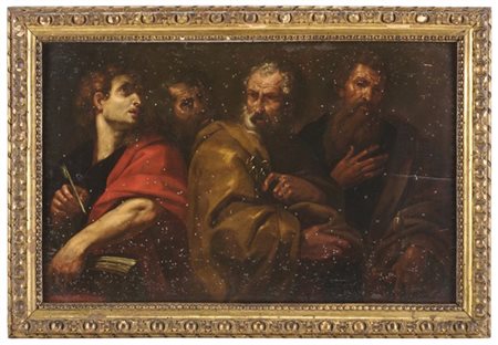 Scuola italiana del secolo XVII

"San Giovanni evangelista, San Pietro, San Pao