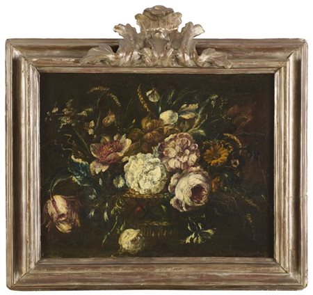 Ignoto

"Composizione con fiori" e "Composizione con pesche, uva e farfalla"
co