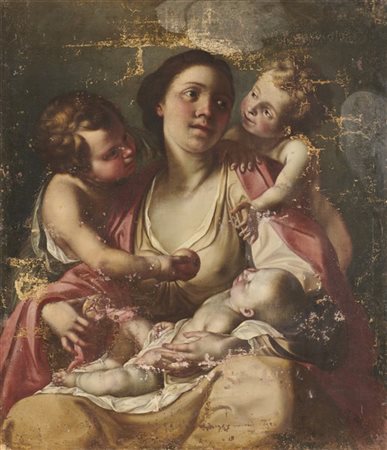 Cerchia di Giambettino Cignaroli

"La Carità"
olio su tela (cm 105x91,5)
(difet