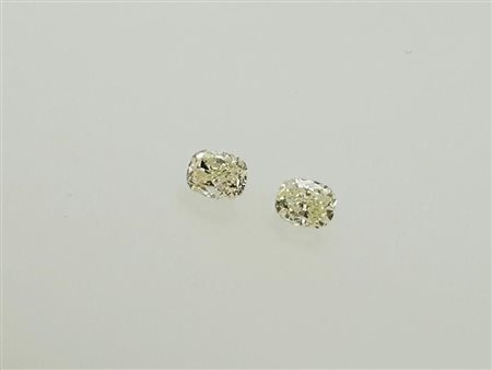 2 DIAMANTI 1,09 CT GIALLO CHIARO - VS1-SI1 - UD30112