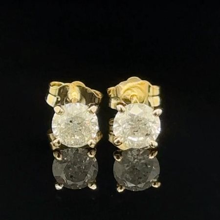 ORECCHINI IN ORO GIALLO 0.89 GR CON DIAMANTI - ER40114