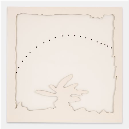 Lucio Fontana, Concetto spaziale-Teatrino (Bianco)