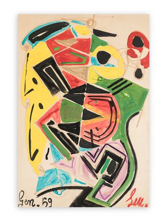 ALDO GENTILINI (1912-1982) - Senza Titolo, 1959